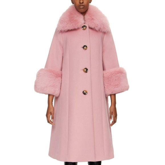 ISO!! Saks Potts Yvonne Coat in Rose - Picture 2 of 2